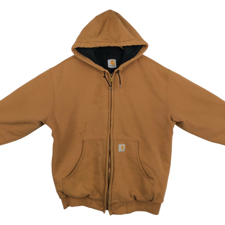 Carhartt Sweat Full Zip Hoodie Men's XXL unclear Camel type Vintage Second Hand