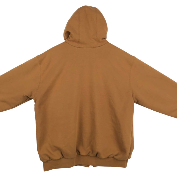 Carhartt Sweat Full Zip Hoodie Men's XXL unclear Camel type Vintage Second Hand