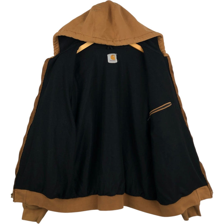 Carhartt Sweat Full Zip Hoodie Men's XXL unclear Camel type Vintage Second Hand