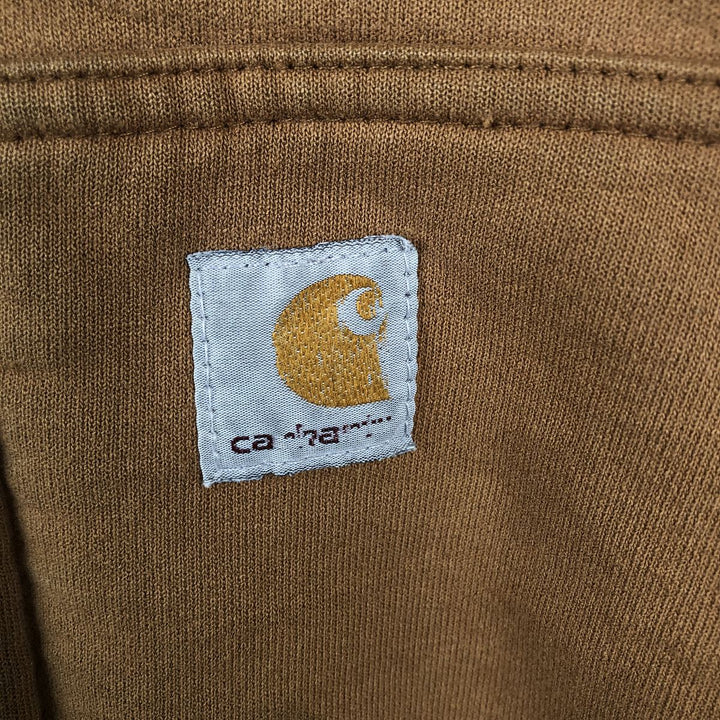 Carhartt Sweat Full Zip Hoodie Men's XXL unclear Camel type Vintage Second Hand