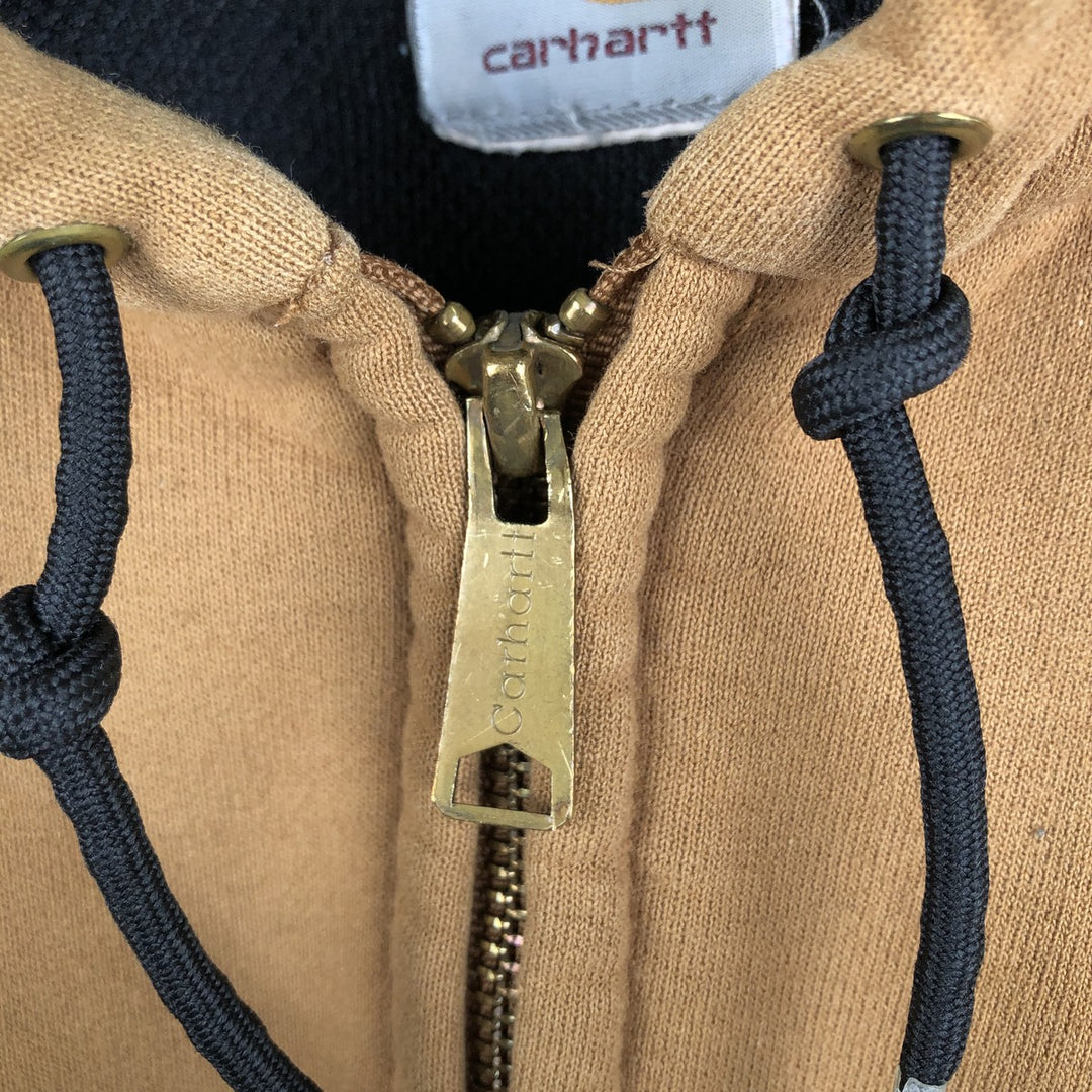Carhartt Sweat Full Zip Hoodie Men's XXL unclear Camel type Vintage Second Hand