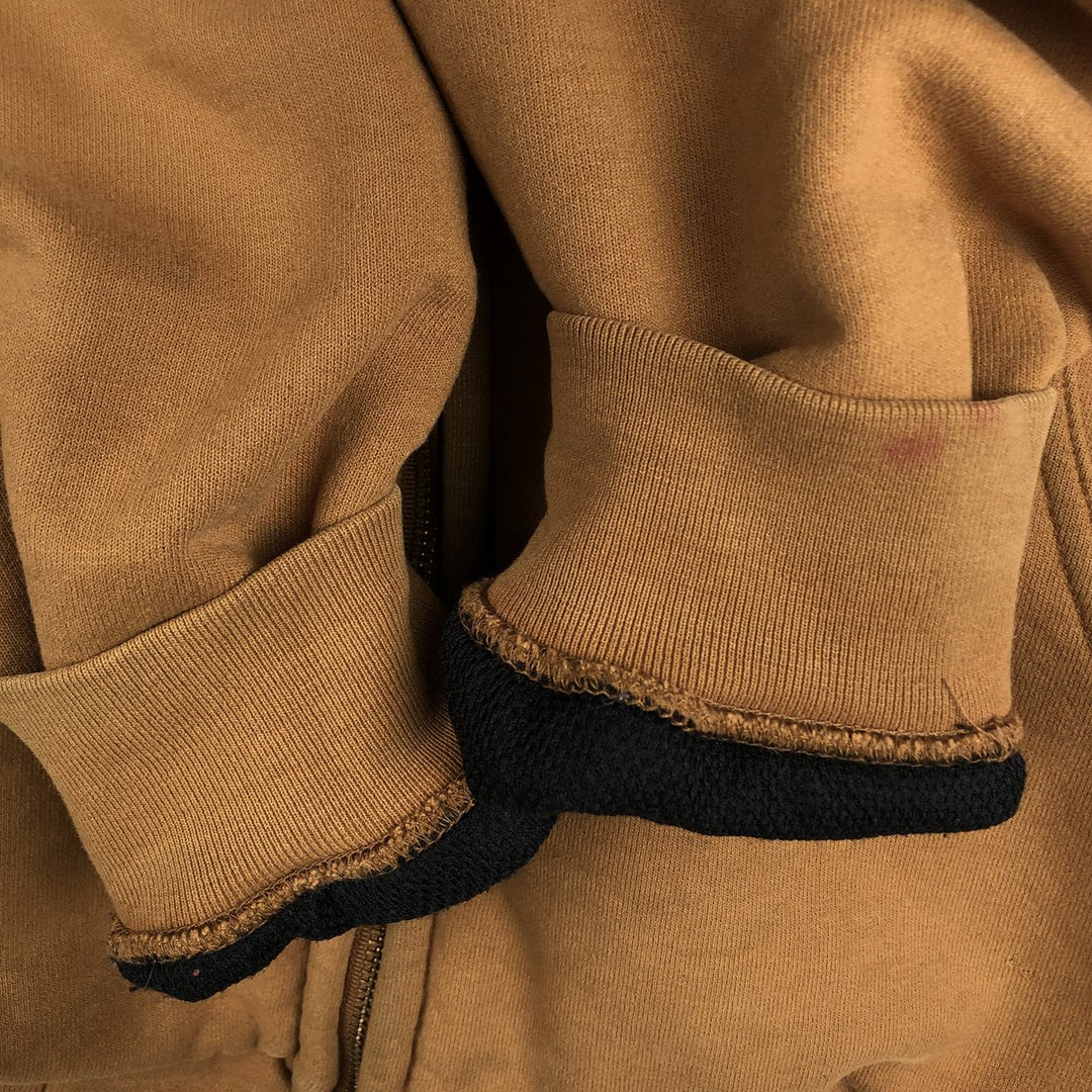Carhartt Sweat Full Zip Hoodie Men's XXL unclear Camel type Vintage Second Hand