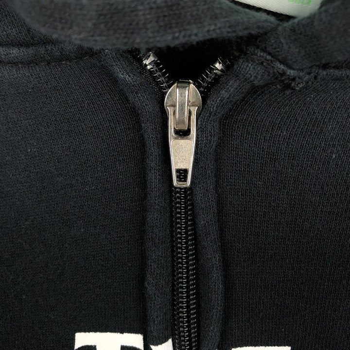 2000'S THE BEATLES Band Sweatshirt Full-Zip Hoodie, Men's XXL equivalent. cotton black type Vintage Second Hand