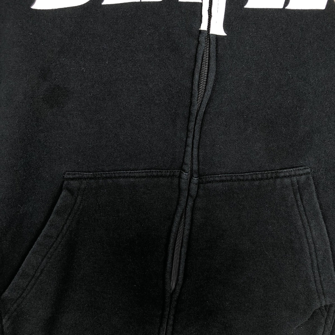 2000'S THE BEATLES Band Sweatshirt Full-Zip Hoodie, Men's XXL equivalent. cotton black type Vintage Second Hand