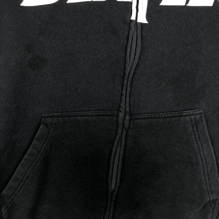 2000'S THE BEATLES Band Sweatshirt Full-Zip Hoodie, Men's XXL equivalent. cotton black type Vintage Second Hand