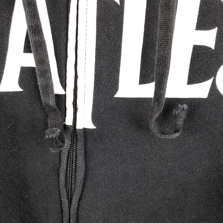 2000'S THE BEATLES Band Sweatshirt Full-Zip Hoodie, Men's XXL equivalent. cotton black type Vintage Second Hand