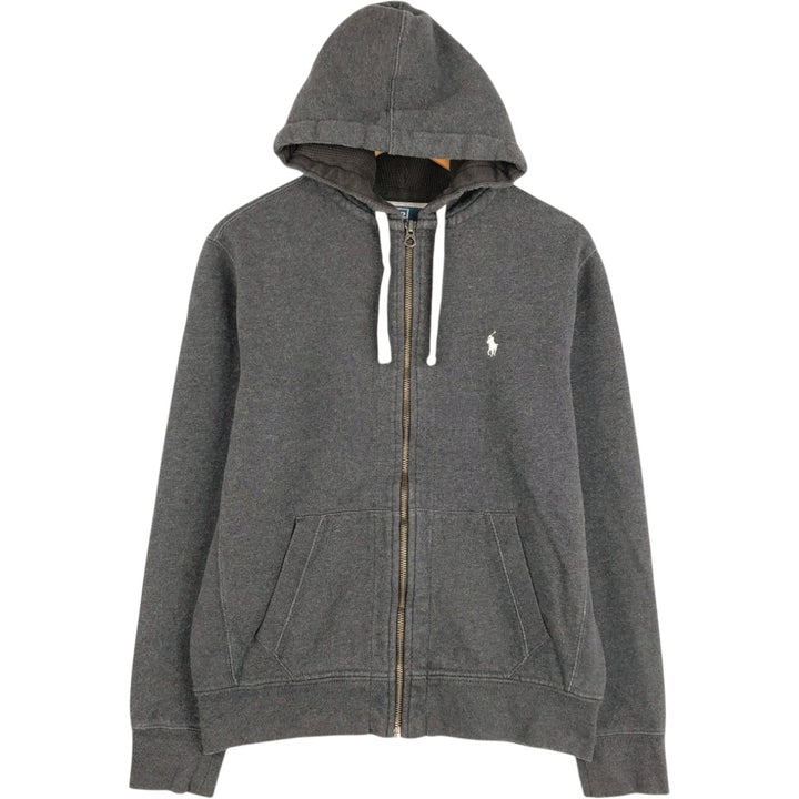 Ralph Lauren POLO by Ralph Lauren Sweat Full Zip Hoodie Men's L size cotton black type Vintage Second Hand