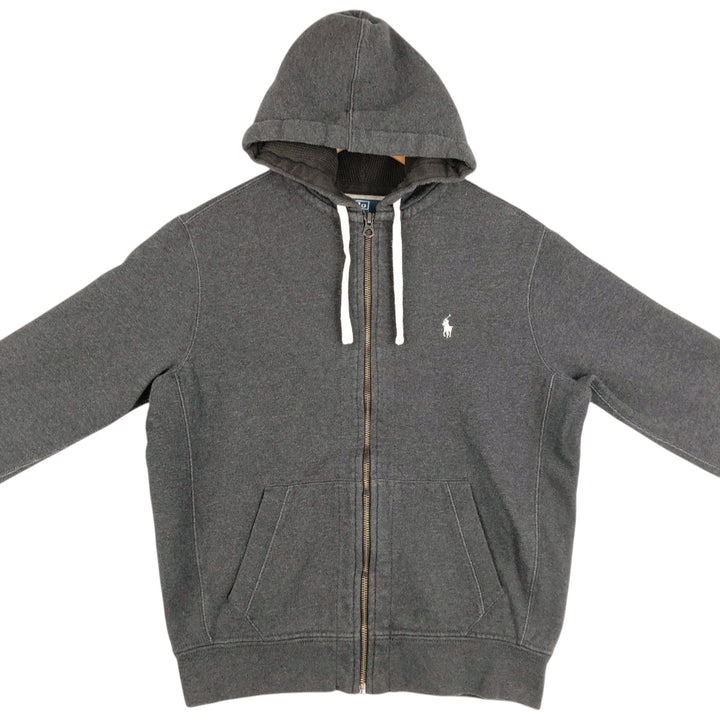 Ralph Lauren POLO by Ralph Lauren Sweat Full Zip Hoodie Men's L size cotton black type Vintage Second Hand