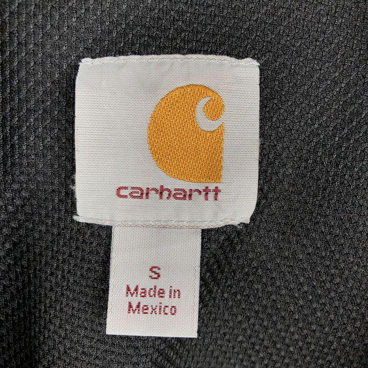 Carhartt Sweat Full Zip Hoodie, Men's S Size cotton black type Vintage Second Hand