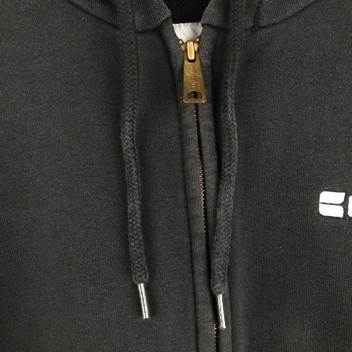 Carhartt Sweat Full Zip Hoodie, Men's S Size cotton black type Vintage Second Hand
