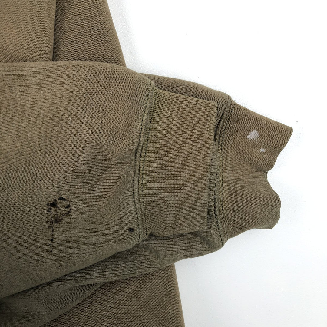 Carhartt Sweat Full Zip Hoodie Men's XXL unclear Khaki type Vintage Second Hand