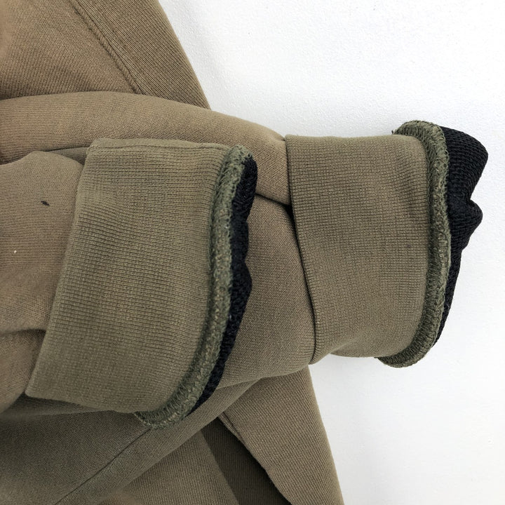 Carhartt Sweat Full Zip Hoodie Men's XXL unclear Khaki type Vintage Second Hand