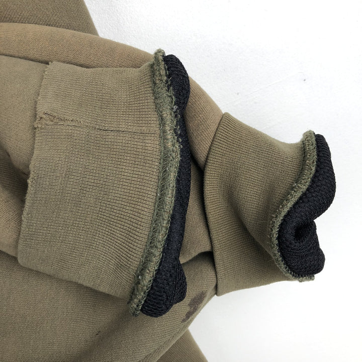 Carhartt Sweat Full Zip Hoodie Men's XXL unclear Khaki type Vintage Second Hand