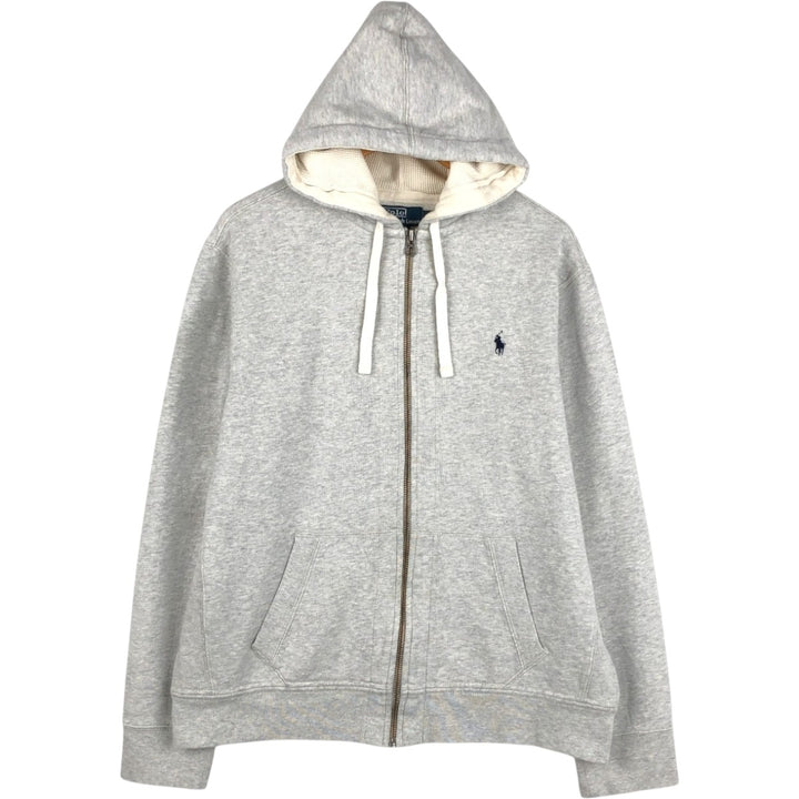 Ralph Lauren POLO by Ralph Lauren Sweat Full Zip Hoodie Men's XL cotton gray type Vintage Second Hand