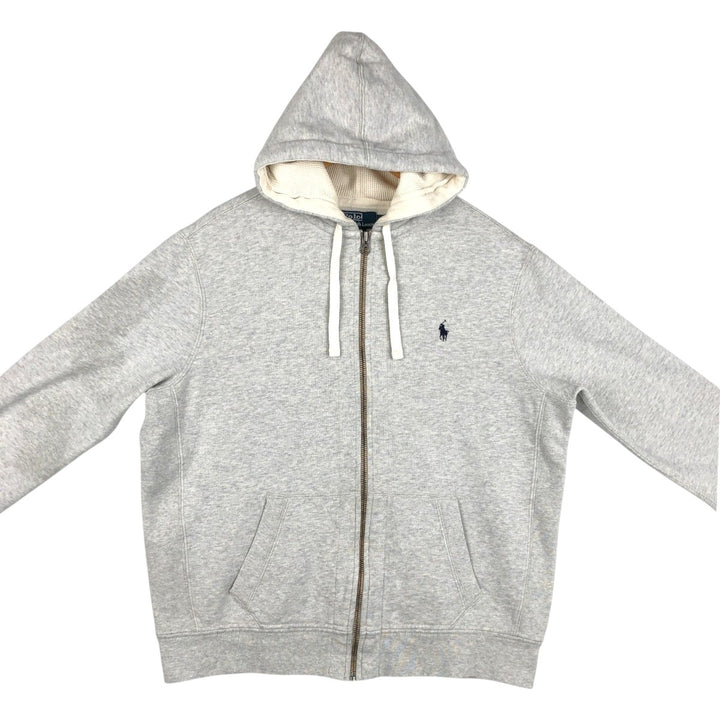 Ralph Lauren POLO by Ralph Lauren Sweat Full Zip Hoodie Men's XL cotton gray type Vintage Second Hand