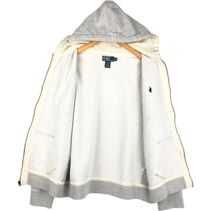 Ralph Lauren POLO by Ralph Lauren Sweat Full Zip Hoodie Men's XL cotton gray type Vintage Second Hand