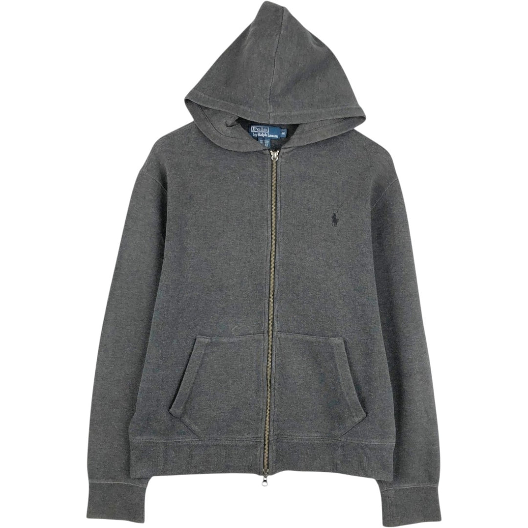 Ralph Lauren POLO by Ralph Lauren Sweat Full Zip Hoodie Men's M cotton Charcoal Vintage Second Hand