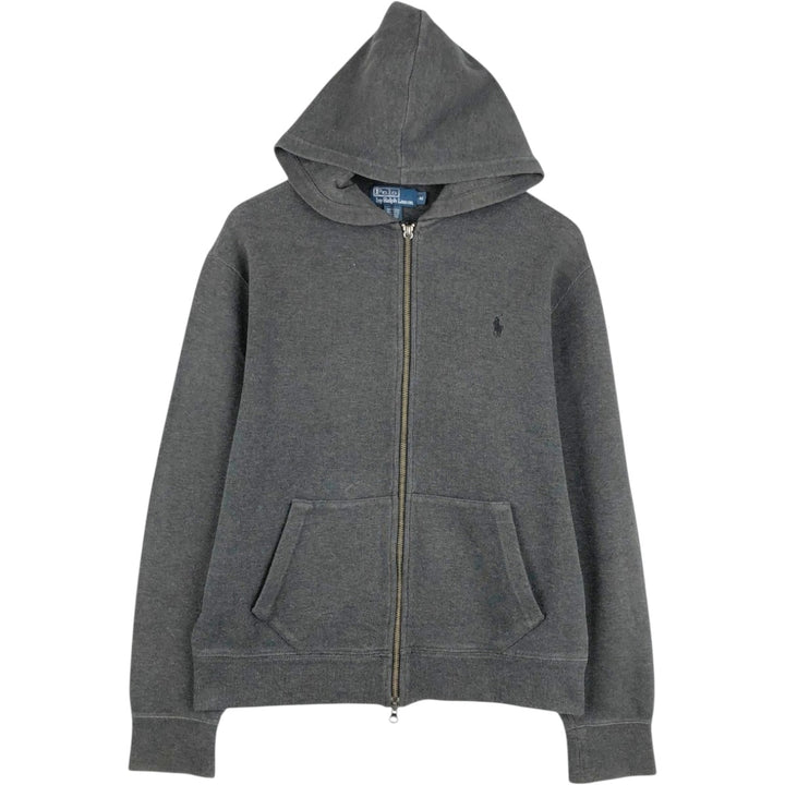 Ralph Lauren POLO by Ralph Lauren Sweat Full Zip Hoodie Men's M cotton Charcoal Vintage Second Hand