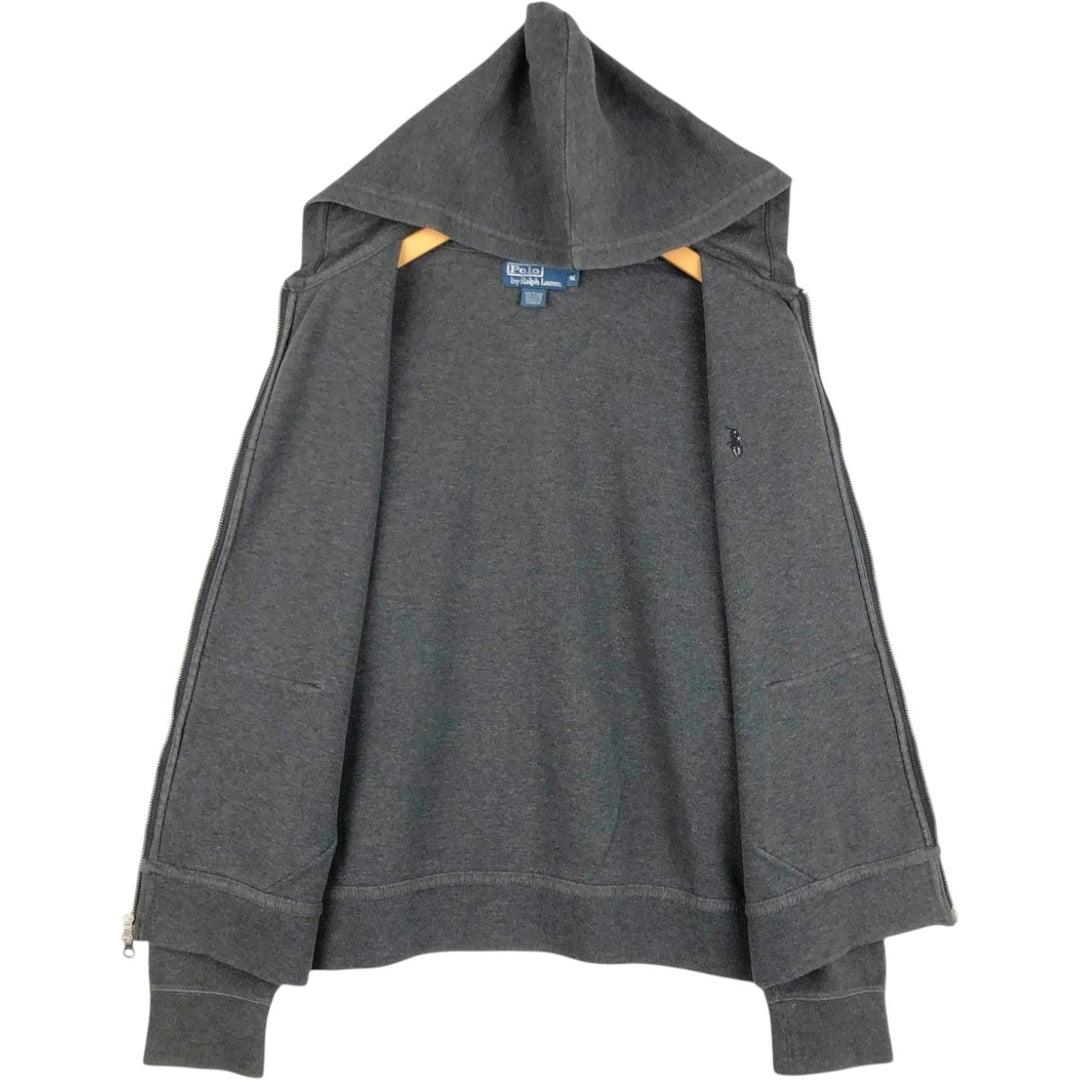 Ralph Lauren POLO by Ralph Lauren Sweat Full Zip Hoodie Men's M cotton Charcoal Vintage Second Hand
