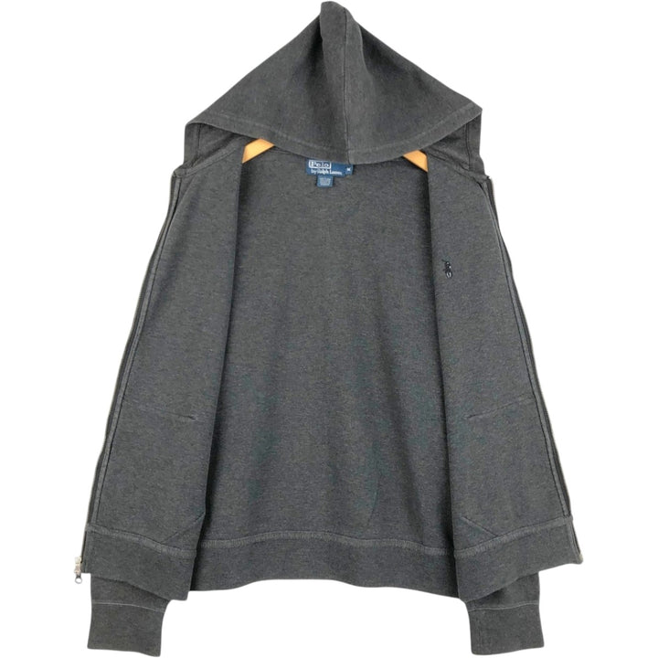 Ralph Lauren POLO by Ralph Lauren Sweat Full Zip Hoodie Men's M cotton Charcoal Vintage Second Hand