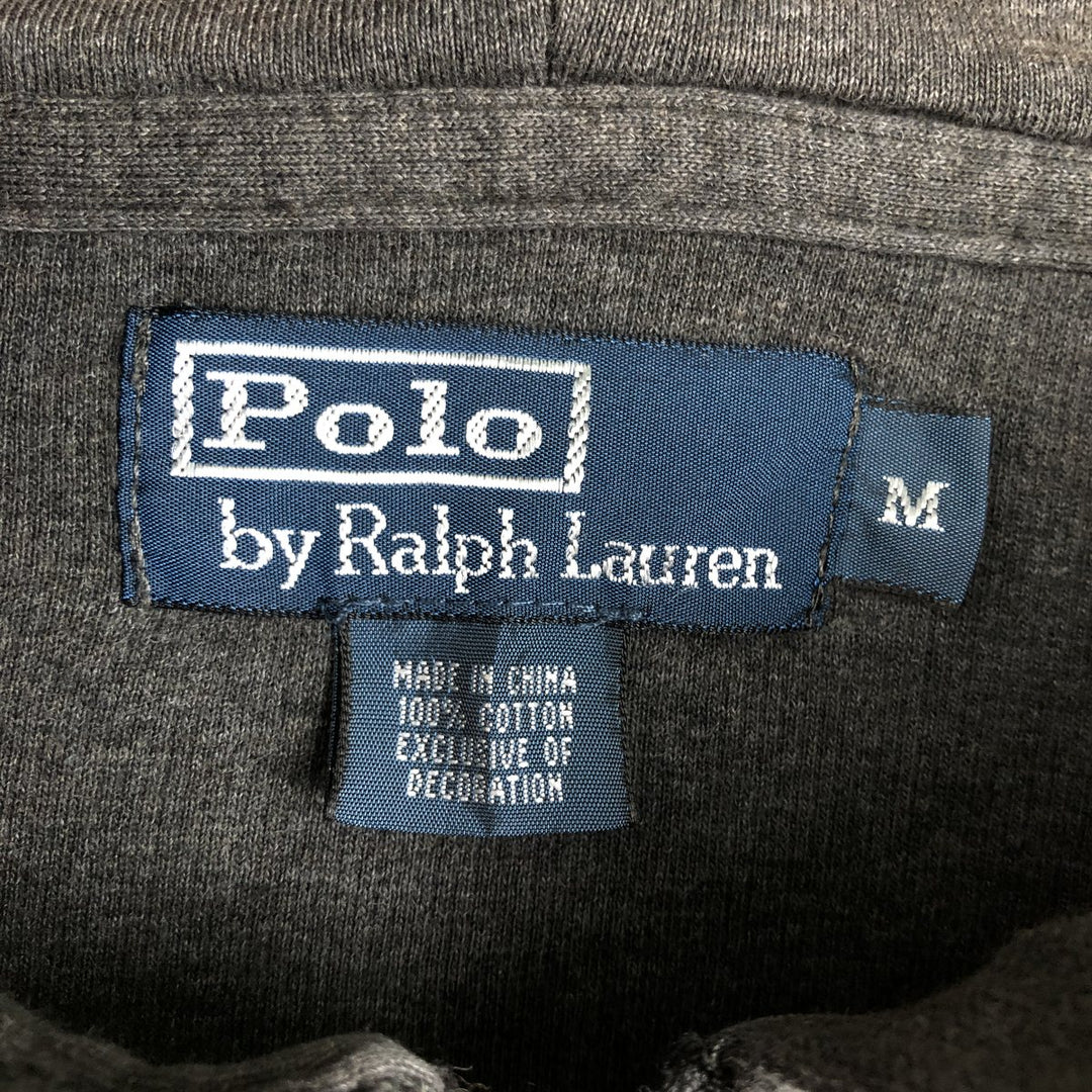 Ralph Lauren POLO by Ralph Lauren Sweat Full Zip Hoodie Men's M cotton Charcoal Vintage Second Hand