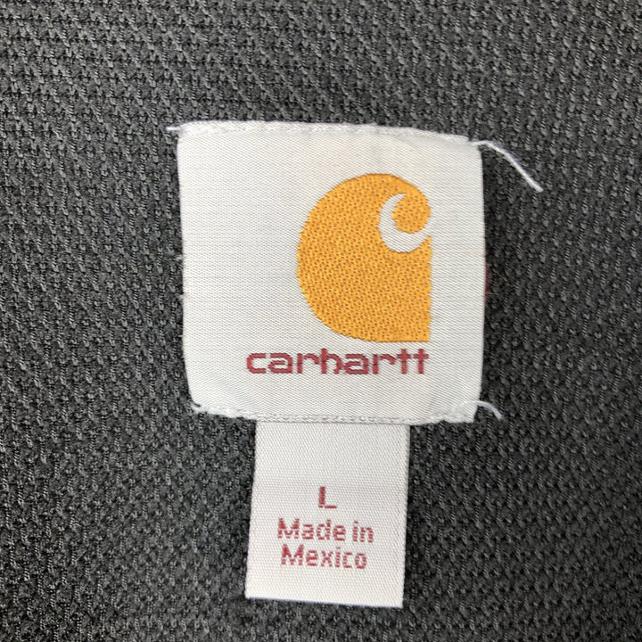 Carhartt Sweat Full Zip Hoodie Men's L size unclear Charcoal Vintage Second Hand