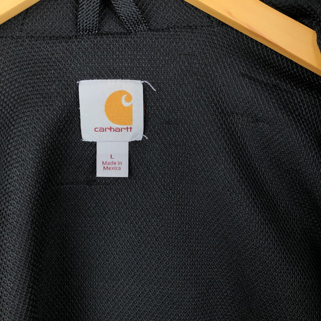 Carhartt Sweat Full Zip Hoodie Men's L size unclear Charcoal Vintage Second Hand