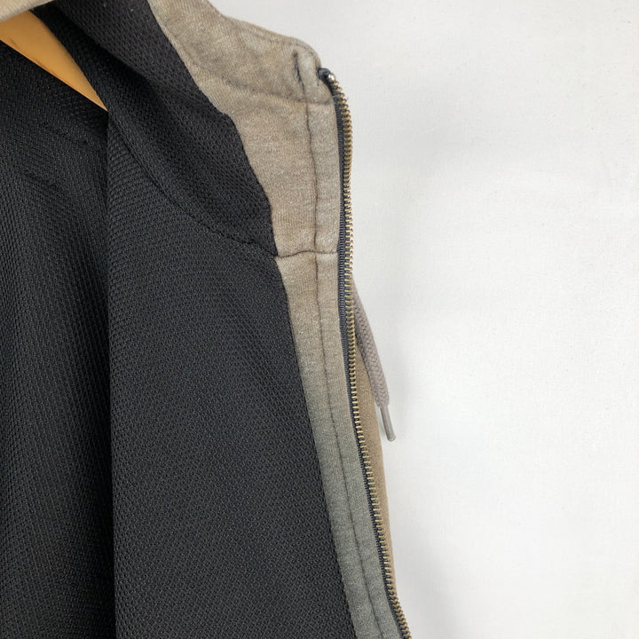 Carhartt Sweat Full Zip Hoodie Men's L size unclear Charcoal Vintage Second Hand