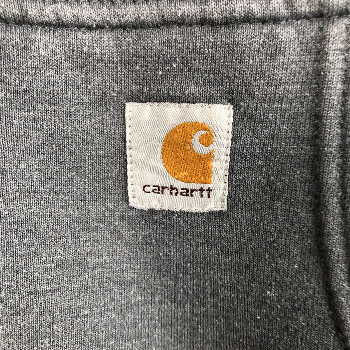 Carhartt Sweat Full Zip Hoodie Men's XL unclear Charcoal Vintage Second Hand