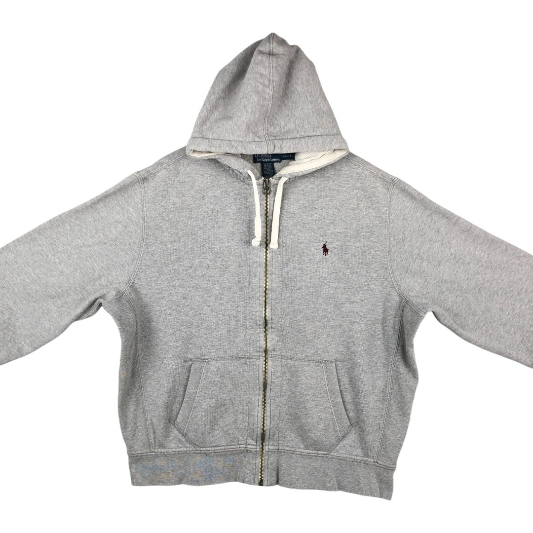 Ralph Lauren POLO by Ralph Lauren Sweat Full Zip Hoodie Men's XXL cotton white type Vintage Second Hand