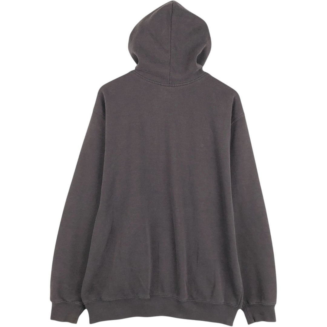 Carhartt Sweat Full Zip Hoodie Men's L size cotton black type Vintage Second Hand