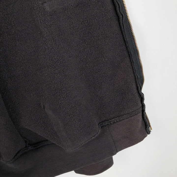 Carhartt Sweat Full Zip Hoodie Men's L size cotton black type Vintage Second Hand