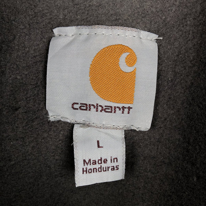 Carhartt Sweat Full Zip Hoodie Men's L size cotton Charcoal Vintage Second Hand