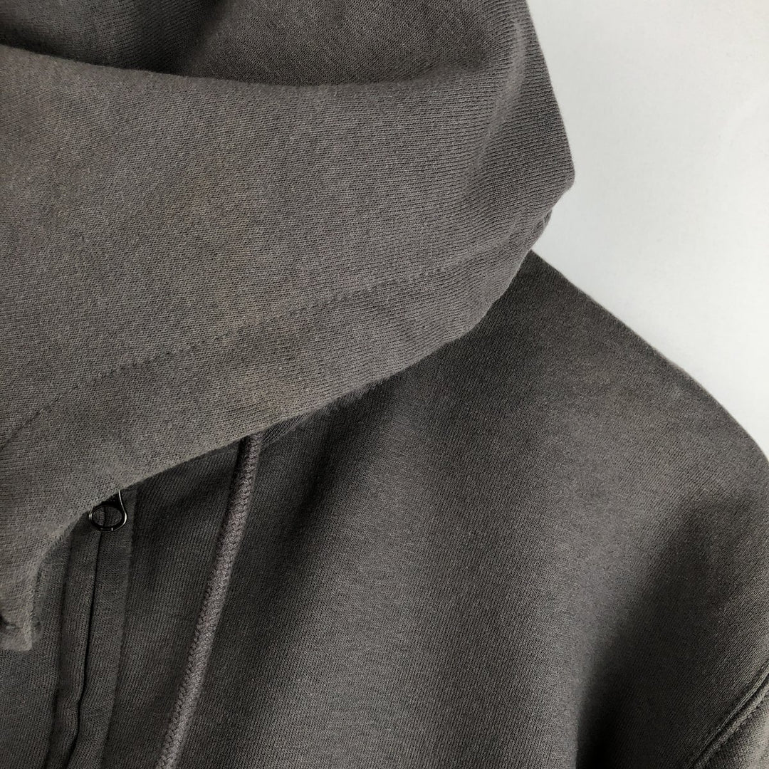 Carhartt Sweat Full Zip Hoodie Men's L size cotton Charcoal Vintage Second Hand