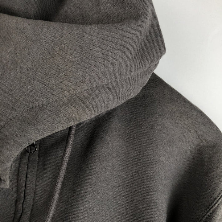 Carhartt Sweat Full Zip Hoodie Men's L size cotton Charcoal Vintage Second Hand