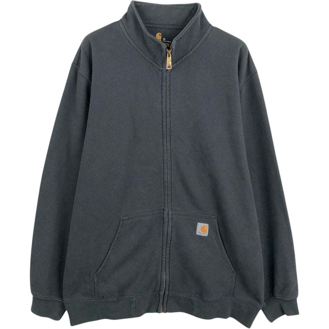 Carhartt Original Fit Full-Zip Sweatshirt, Men's XL cotton black type Vintage Second Hand