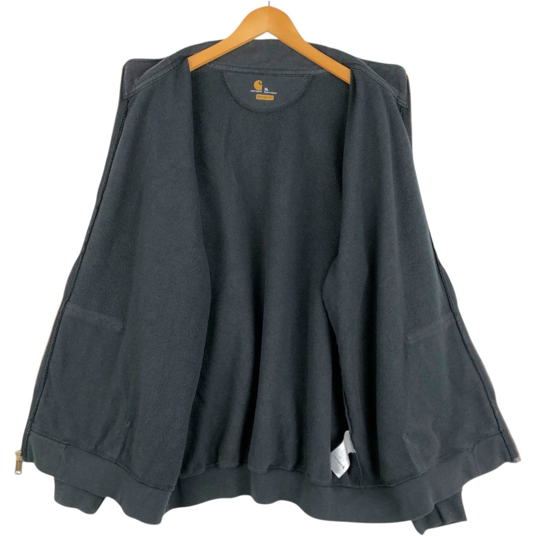 Carhartt Original Fit Full-Zip Sweatshirt, Men's XL cotton black type Vintage Second Hand