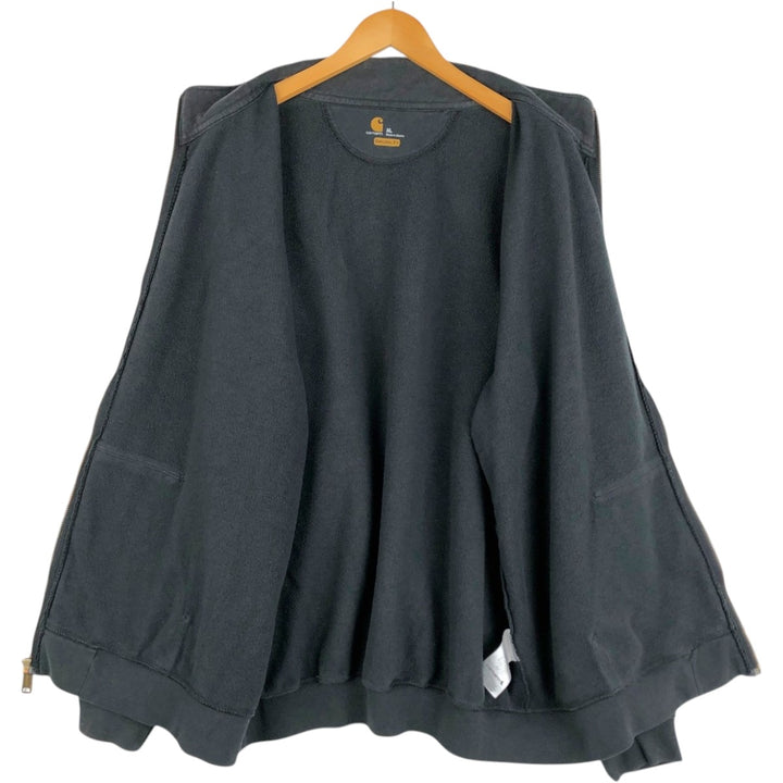 Carhartt Original Fit Full-Zip Sweatshirt, Men's XL cotton black type Vintage Second Hand