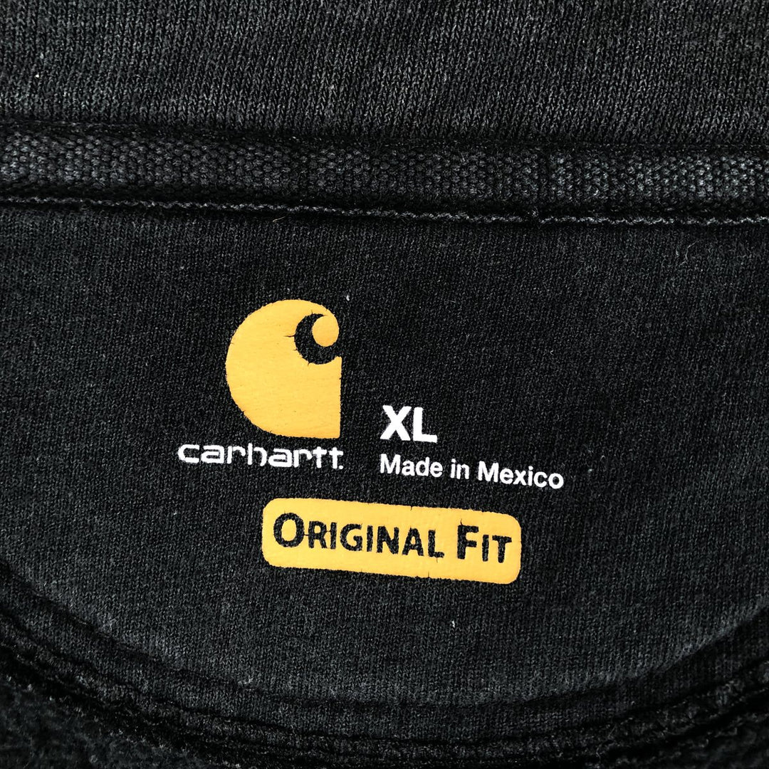 Carhartt Original Fit Full-Zip Sweatshirt, Men's XL cotton black type Vintage Second Hand