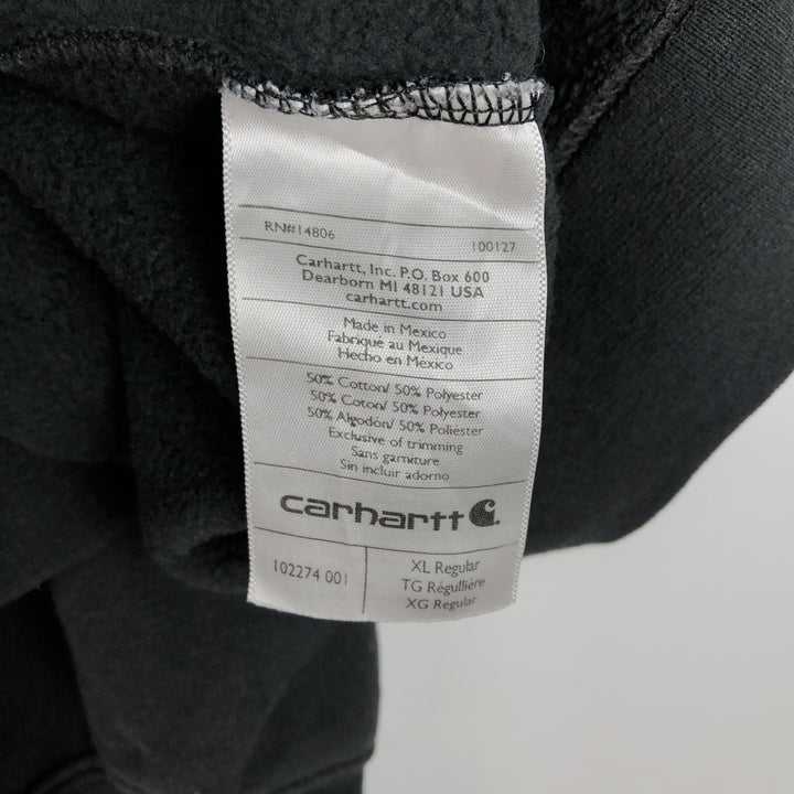 Carhartt Original Fit Full-Zip Sweatshirt, Men's XL cotton black type Vintage Second Hand