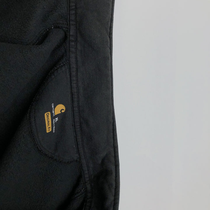 Carhartt Original Fit Full-Zip Sweatshirt, Men's XL cotton black type Vintage Second Hand