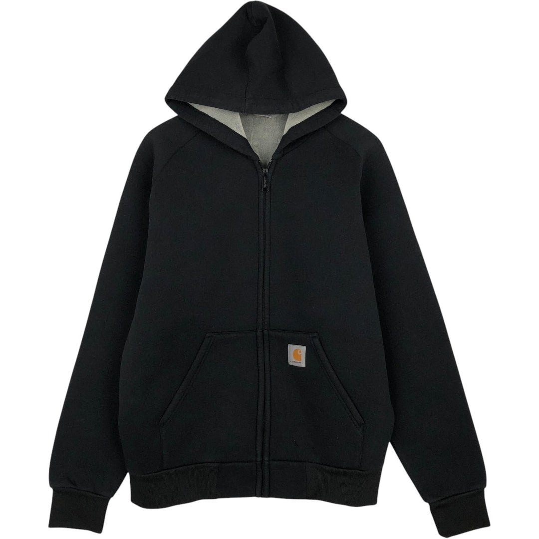 Carhartt Sweat Full Zip Hoodie Men's XL cotton black type Vintage Second Hand