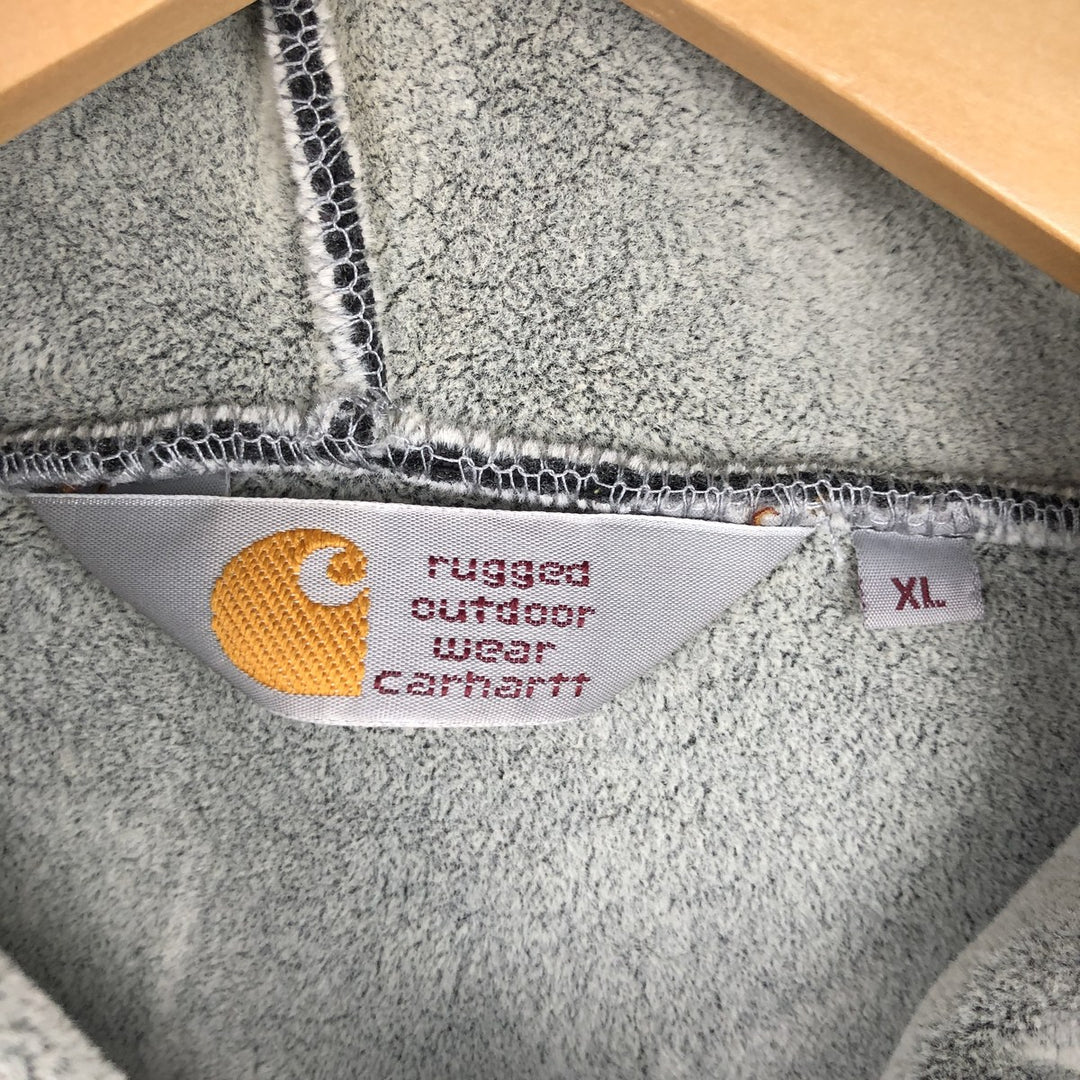 Carhartt Sweat Full Zip Hoodie Men's XL cotton black type Vintage Second Hand