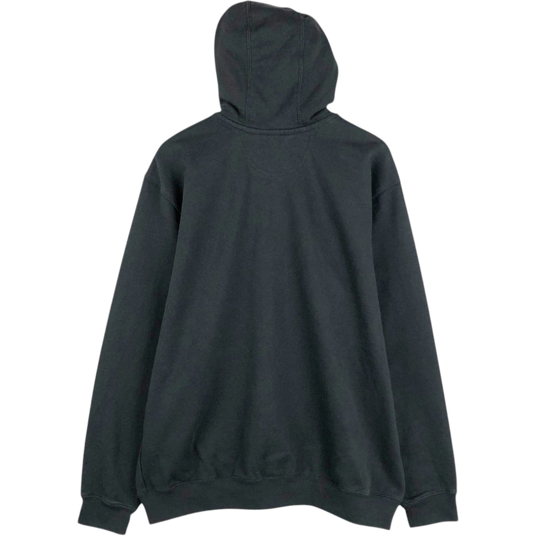Carhartt Loose Fit Sweat Full Zip Hoodie, Men's L size cotton black type Vintage Second Hand