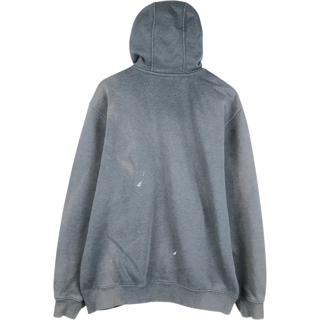 Carhartt ORIGINAL FIT Sweat Full Zip Hoodie, Men's L size cotton gray type Vintage Second Hand
