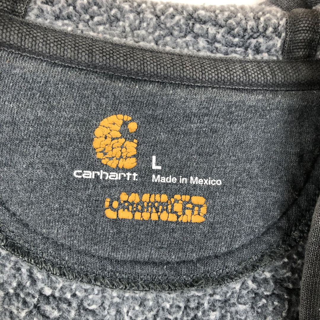 Carhartt ORIGINAL FIT Sweat Full Zip Hoodie, Men's L size cotton gray type Vintage Second Hand