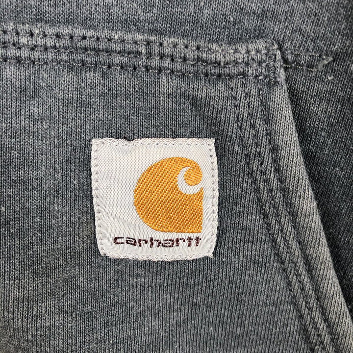 Carhartt ORIGINAL FIT Sweat Full Zip Hoodie, Men's L size cotton gray type Vintage Second Hand