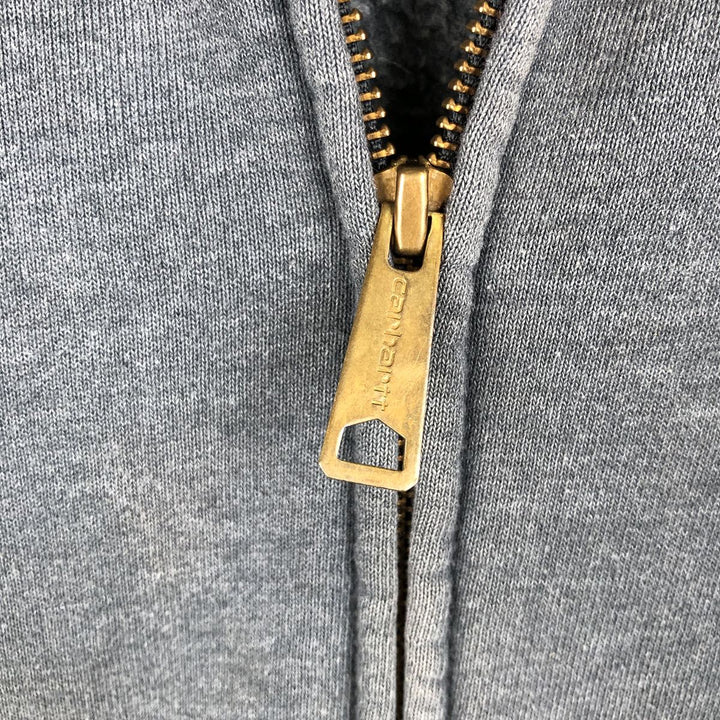 Carhartt ORIGINAL FIT Sweat Full Zip Hoodie, Men's L size cotton gray type Vintage Second Hand