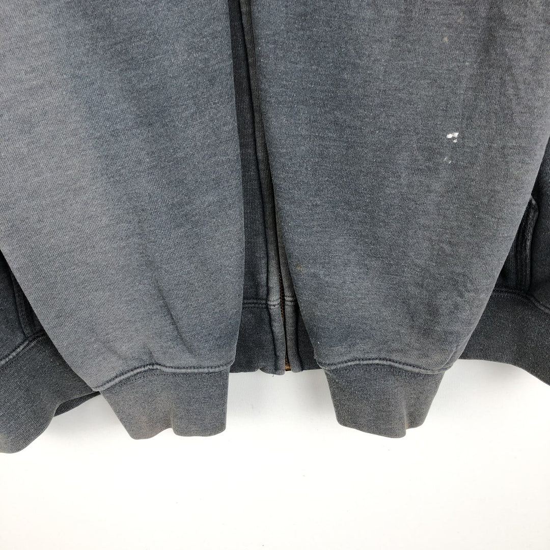 Carhartt ORIGINAL FIT Sweat Full Zip Hoodie, Men's L size cotton gray type Vintage Second Hand