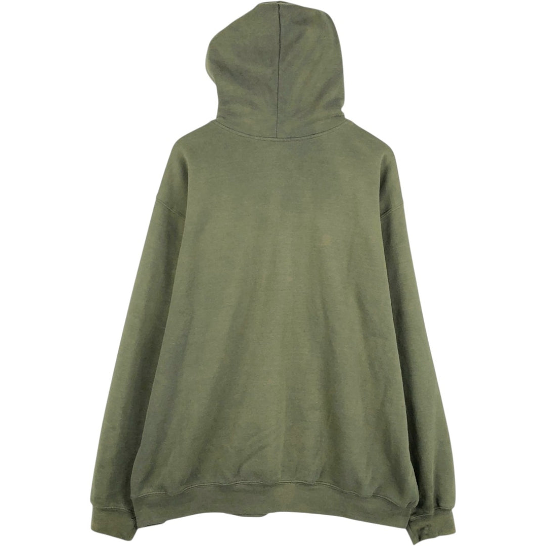 Carhartt Sweat Full Zip Hoodie Men's XL cotton green type Vintage Second Hand